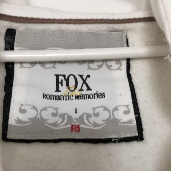 White dress hoodie zip with pockets & hood size 1 - Picture 5 of 7